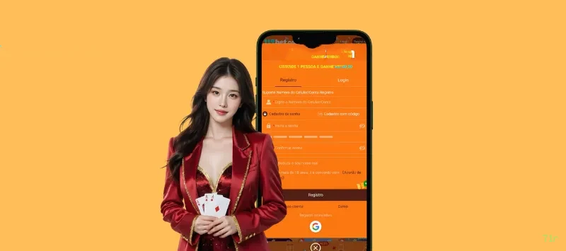 Aplicativo móvel 71r para iOS e Android